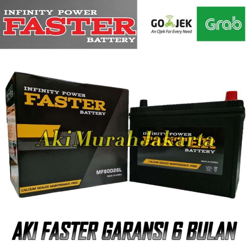 Jual Aki Mobil Mitsubishi Triton 80d26l Faster Battery Aki Kering 12v
