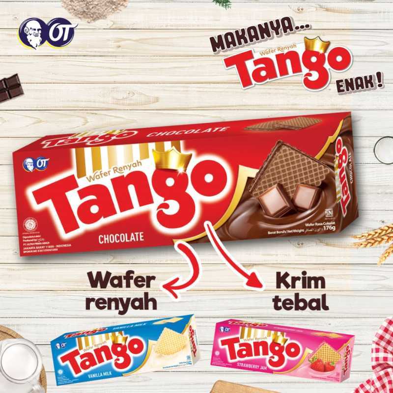 Jual Tango Wafer Cokelat 176gr [ISI 3PCS] Online April