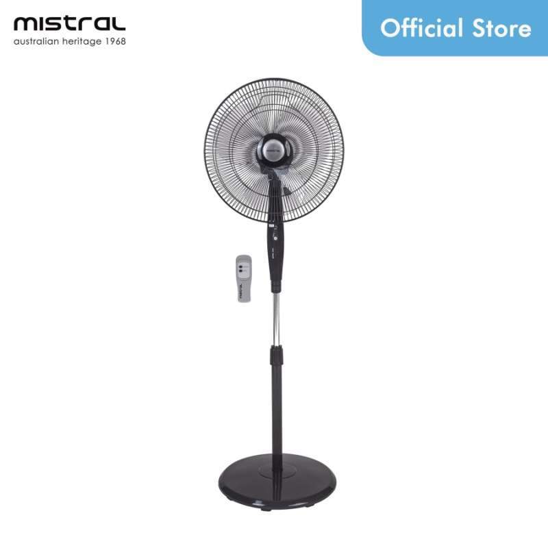 Jual Mistral Stand Fan with Remote 16 inch MSF16J15R Dark Grey di