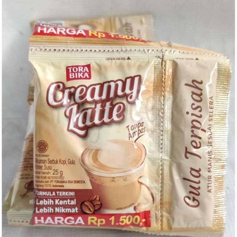 Promo Kopi Torabika creamy latte (10 sachet) Diskon 13 di Seller Toko