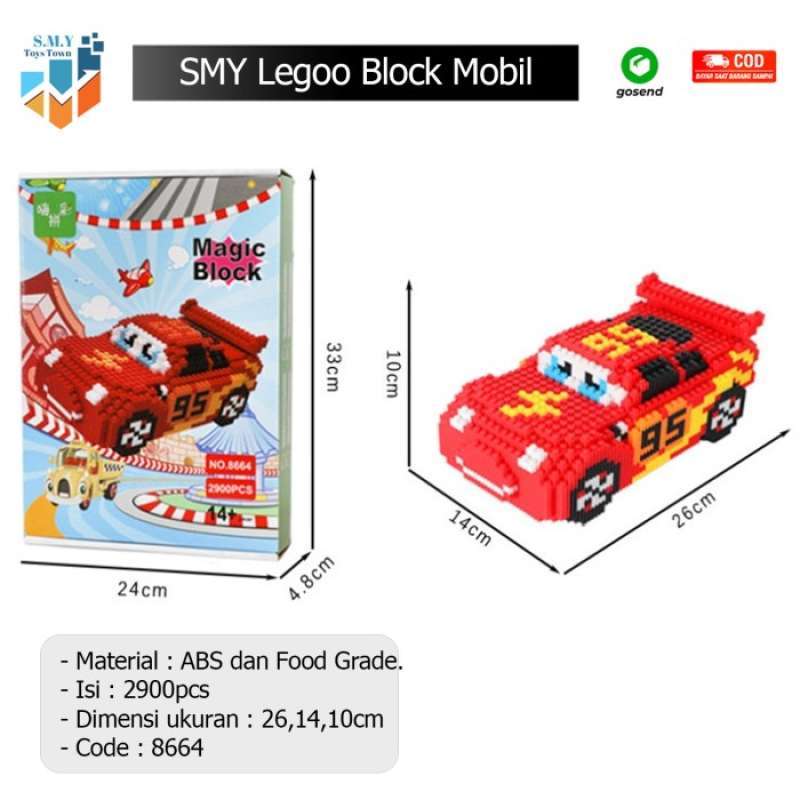Promo Lego Block Mobiil 8664 Bricks Education Diskon 9 di Seller