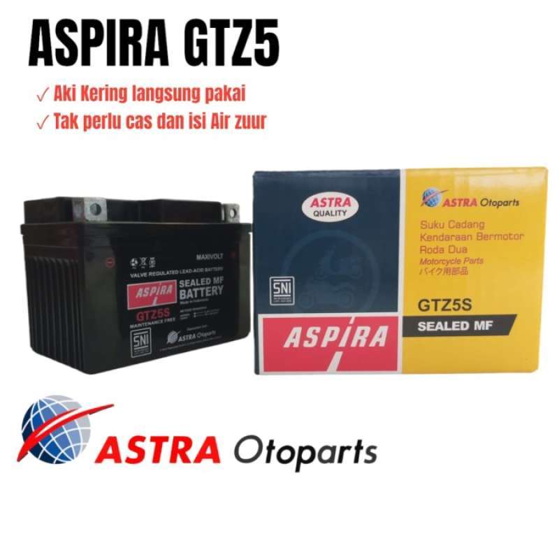 Promo No Brand Aki Motor Honda Blade 110/125 Max Power N #kode= 73