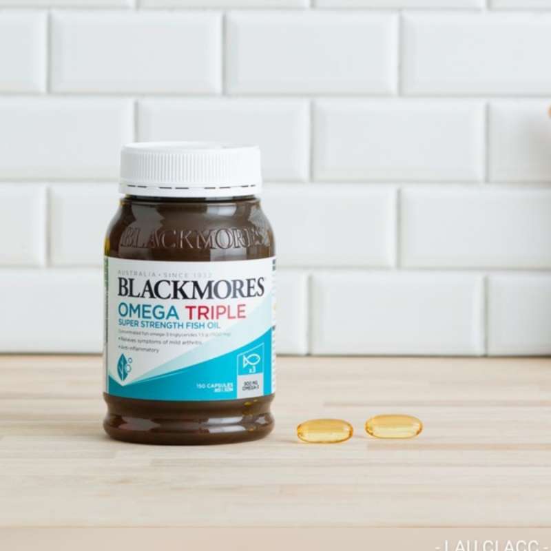 Jual BLACKMORES FISH OIL TRIPLE OMEGA 3 150 caps di Seller True store