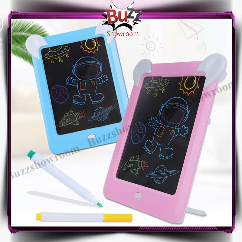 Jual Magic Drawing Board LED Pad Mainan Papan Tulis Belajar Anak di