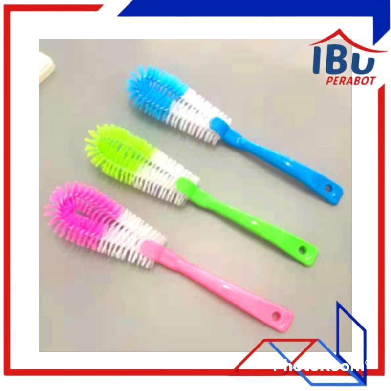 daftar sikat pembersih botol dengan kepala sikat silikon
