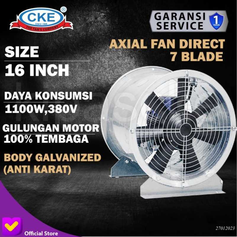 Jual Axial Fan Afd-400glv/7/1.1/2-hj Cke 16 Inch Di Seller Berkah Mulia ...