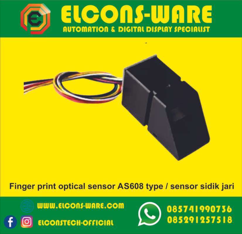 Jual Finger print optical sensor AS608 type / sensor sidik jari Arduino di Seller ELCONS WARE