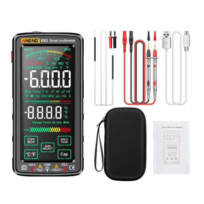 Promo Digital Multimeter Electric meter Wide Measuring Multi Tester