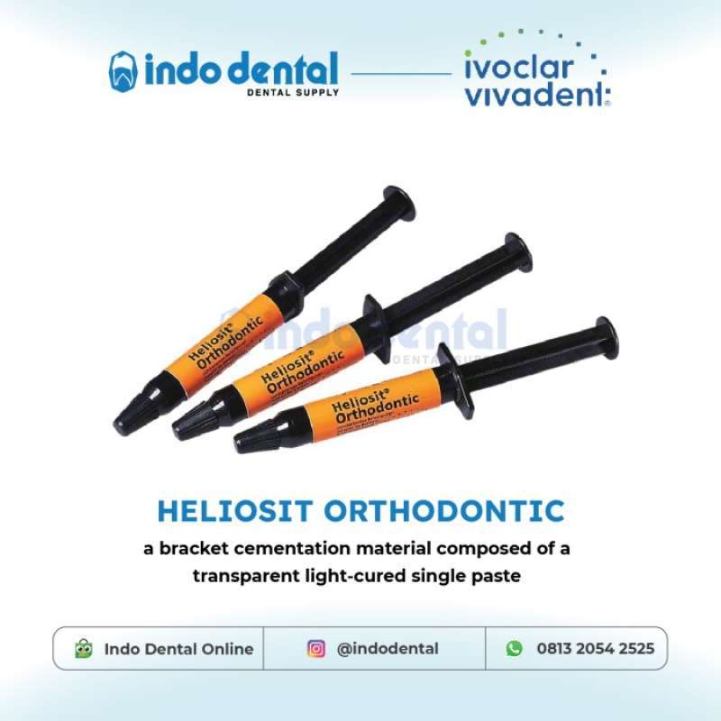 Jual Heliosit Orthodontic Light Cured Bracket Ivoclar Vivadent Lem