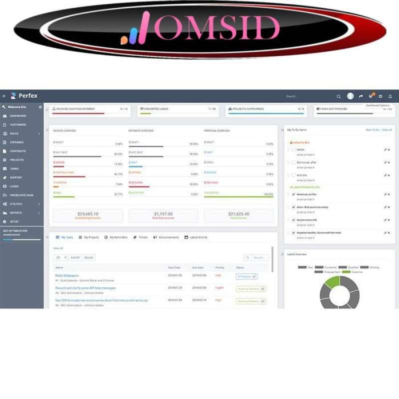 Jual Source Code Aplikasi Crm Php Code Igniter - Perfex Crm Cd Di ...