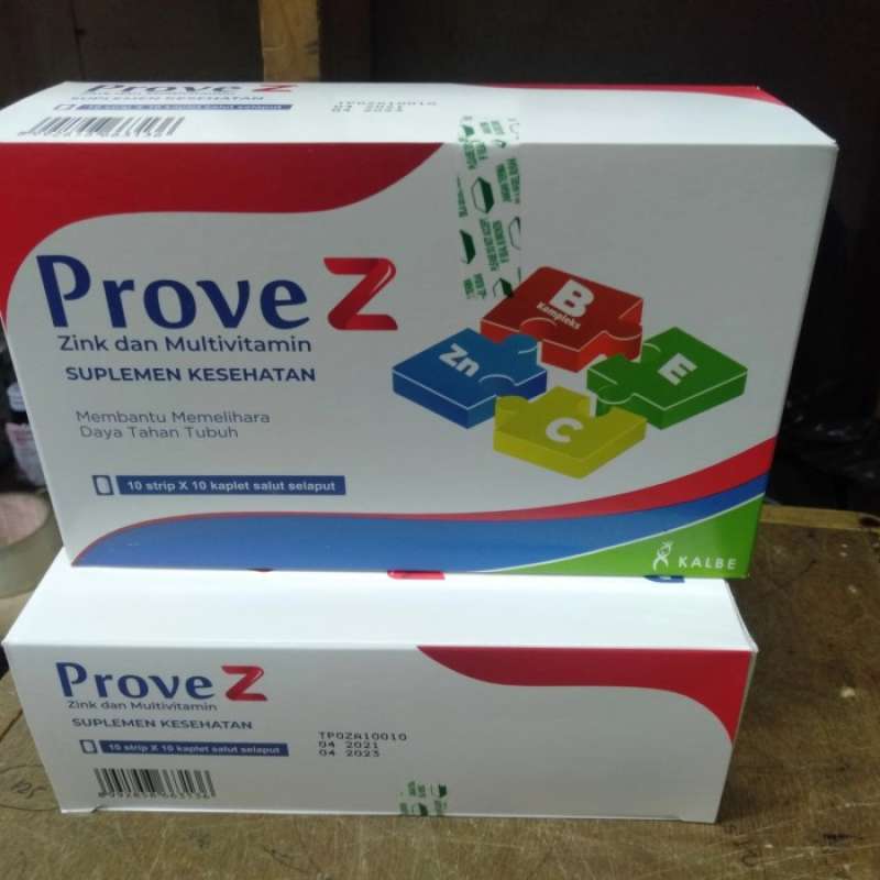 Jual Prove Z Zinc Dan Multivitamin Box 100 Kaplet Di Seller Nur Nur