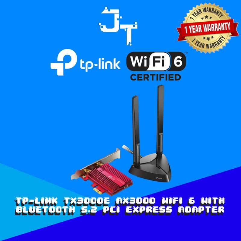 Promo Archer TX3000E AX3000 Wi-Fi 6 Bluetooth 5.2 PCIe Adapter Diskon ...
