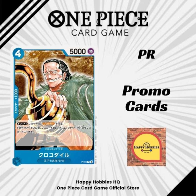Jual One Piece Card Game P004 Crocodile P di Seller Happy Hobbies HQ