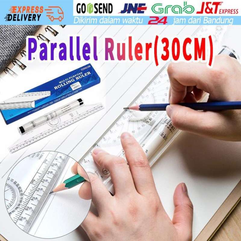 Jual Rolling Ruler Penggaris Parallel Keseimbangan Paralel Alat Gambar ...