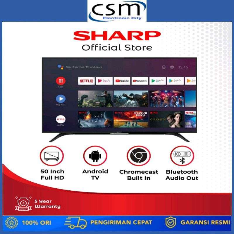 Jual SHARP LED TV 50 Inch 2TC50BG1 / 2TC50BG1 2TC50BG1i AQUOS ANDROID