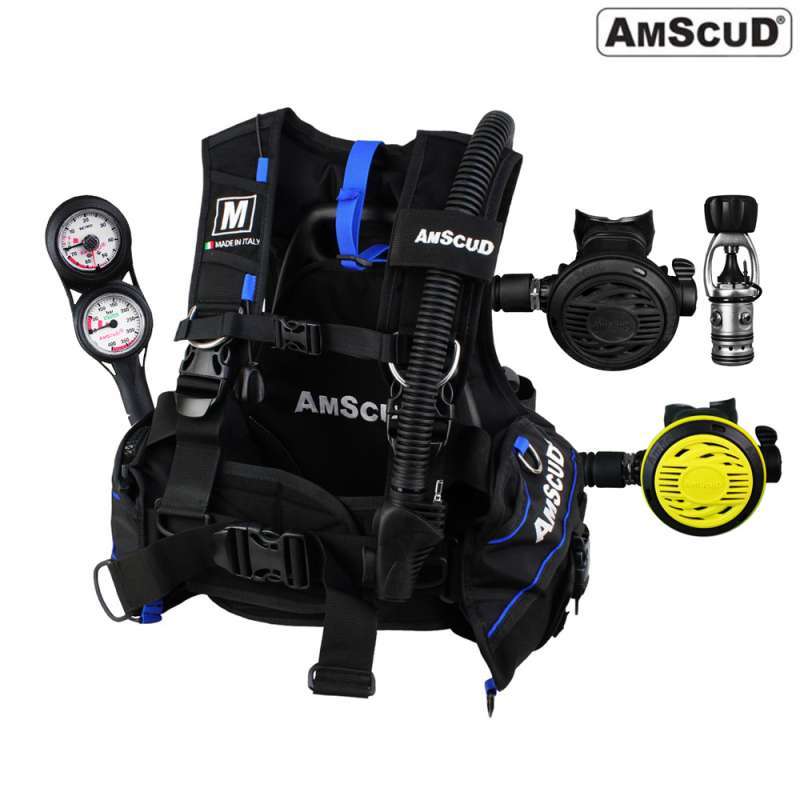 Jual Paket Scuba Amscud Zappix Pro / Peralatan Scuba Diving / Bcd Scuba