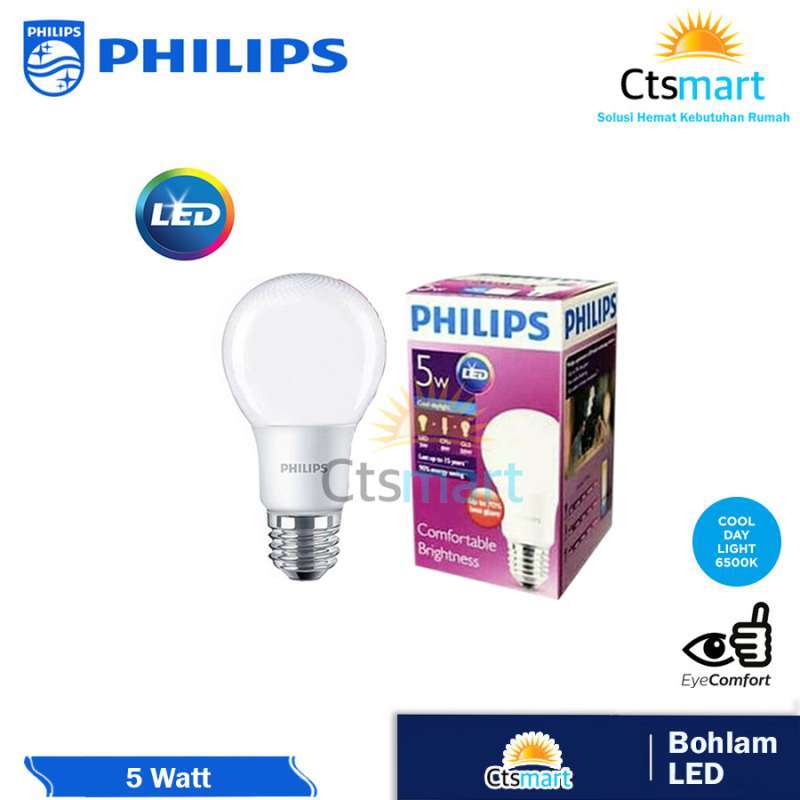 Jual PHILIPS LED Bulb 5 watt putih di Seller CtsMart - Cengkareng Timur ...