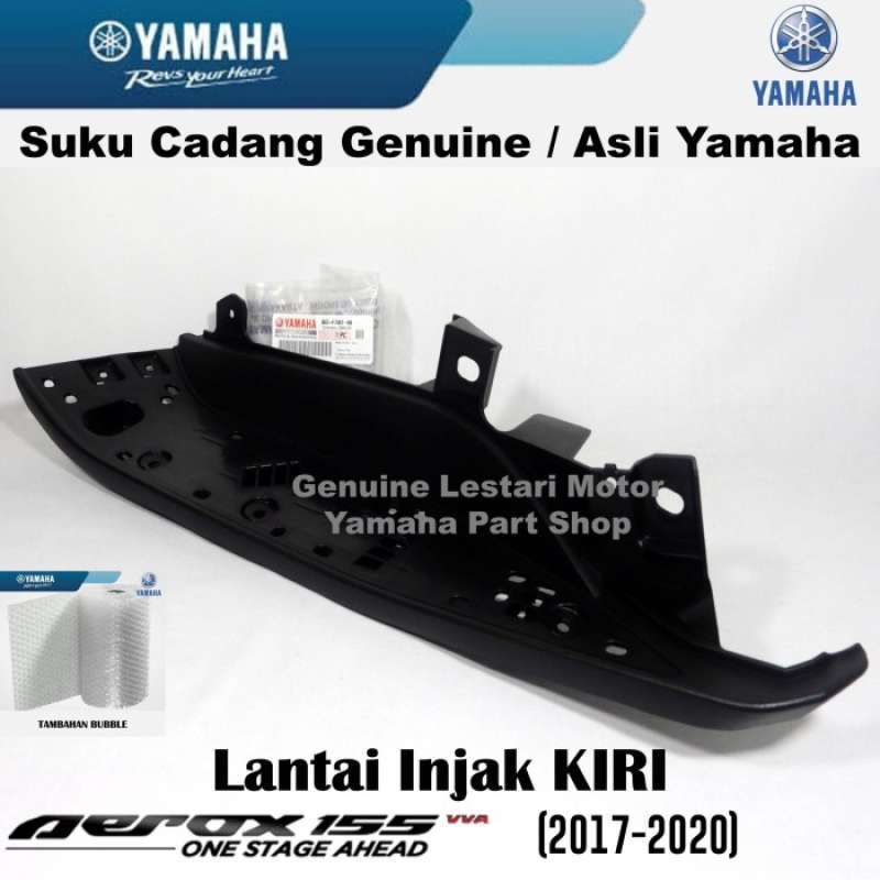 Promo Cover Lantai Injak Bordes Motor Aerox 155 Kiri Asli Yamaha