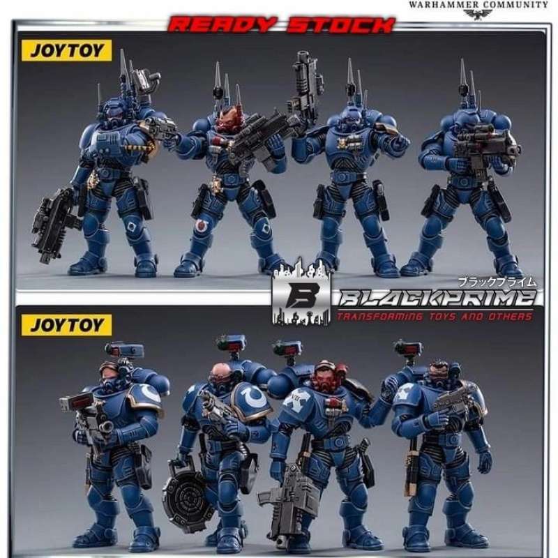 Warhammer 40k - Lieutenant Ultramarines avec Figurine d'Action Poing de