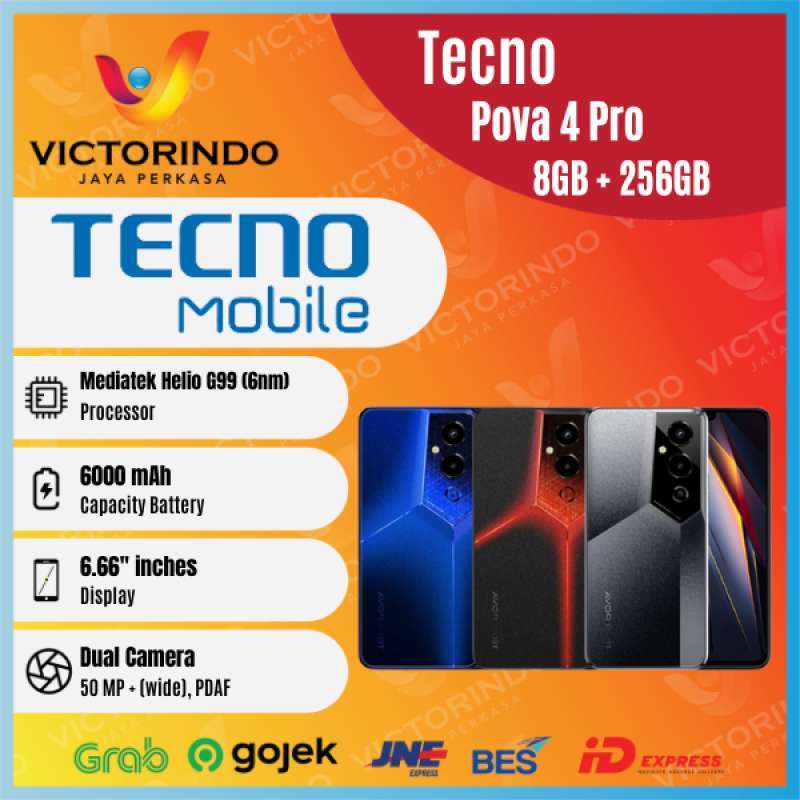 Jual Tecno Pova 4 Pro (8GB + 256GB ) Garansi Resmi di Seller Victorindo ...