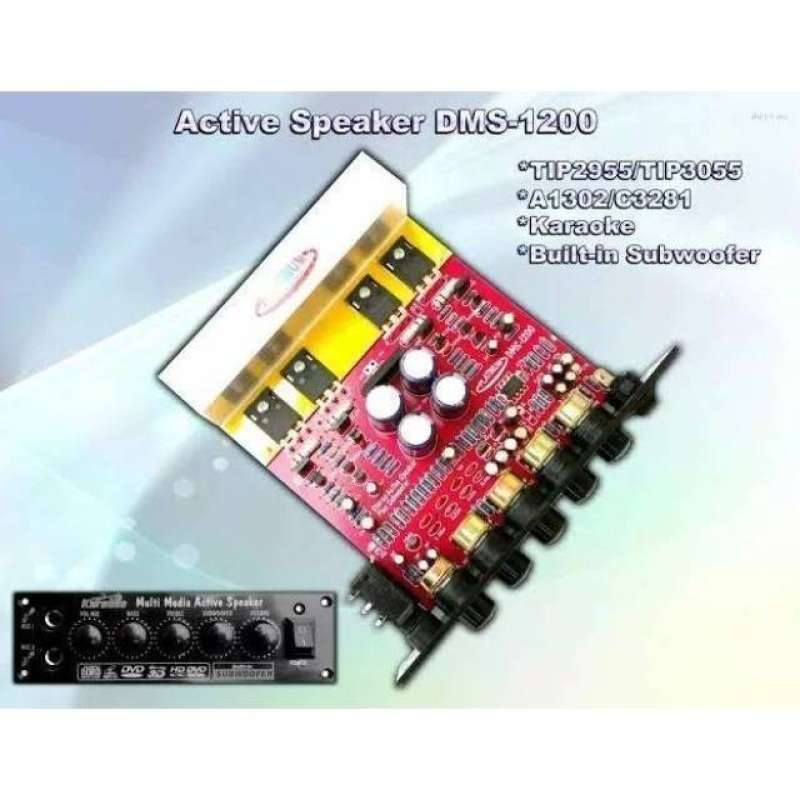 Promo KIT POWER SPEAKER AKTIF STEREO 2 MIC SUBWOOFER DMS1200 bisa [COD