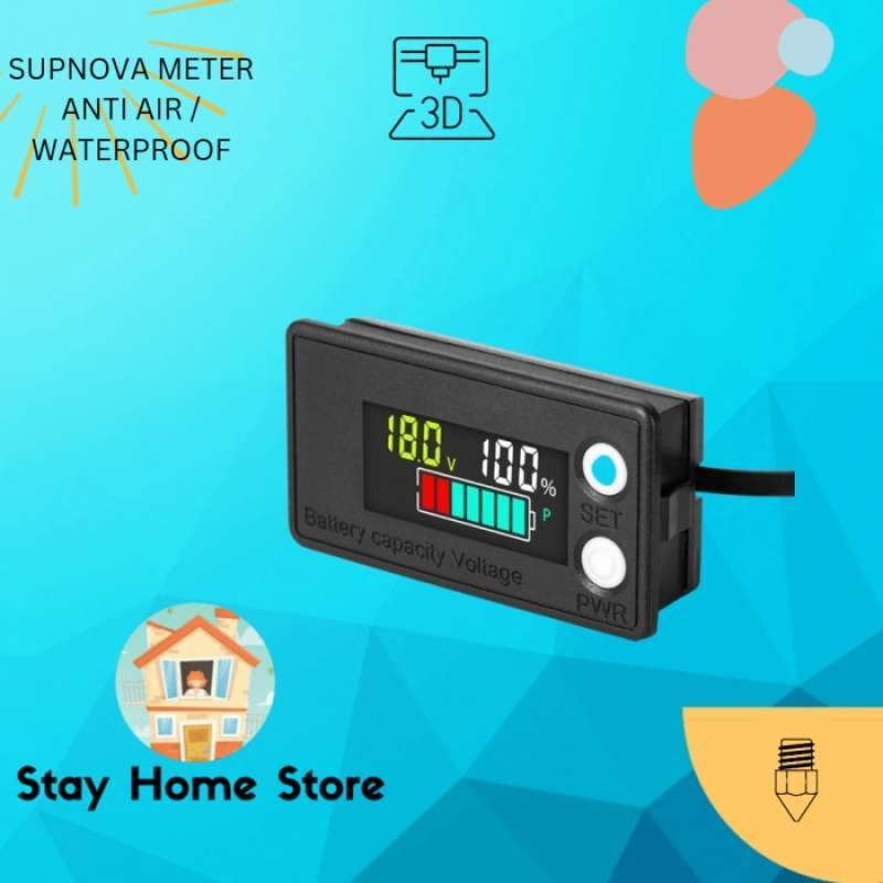 Promo Supnova Battery Capacity Voltage Meter Diskon 38 di Seller