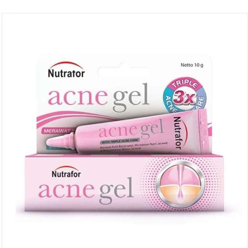 Nutrafor Jual Nutrafor Acne Gel 10g Cream Salep Perawatan Kulit Obat Jerawat Di ...