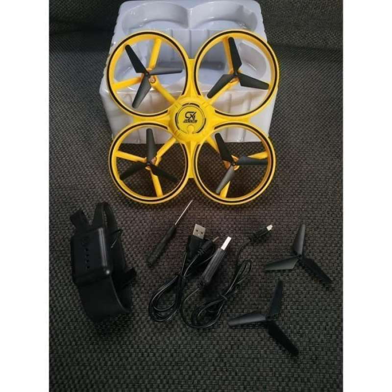 Jual RC Drone Dengan Gerakan Tangan & Jari Mainan Helicopter Firefly Watch di Seller Oktaviana