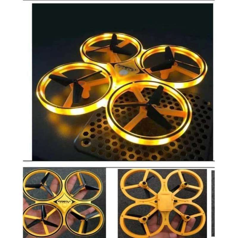 Jual RC Drone Dengan Gerakan Tangan & Jari Mainan Helicopter Firefly Watch di Seller Oktaviana