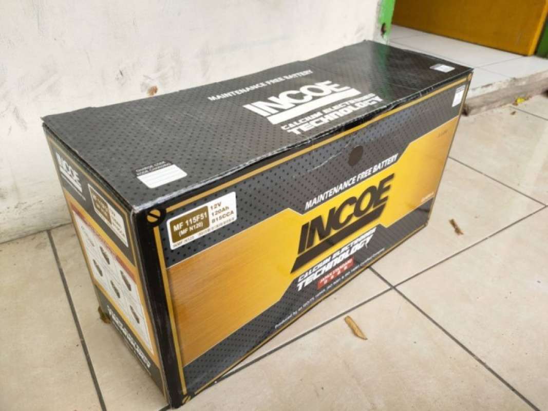 Promo Aki UNTUK TRUK-GENSET-AKI KAPAL-ALAT BERAT INCOE MF N120 12V