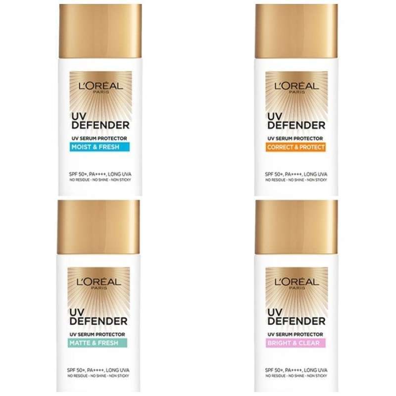 Jual Loreal Paris Uv Defender Uv Protector Sunblock Wajah Di Seller