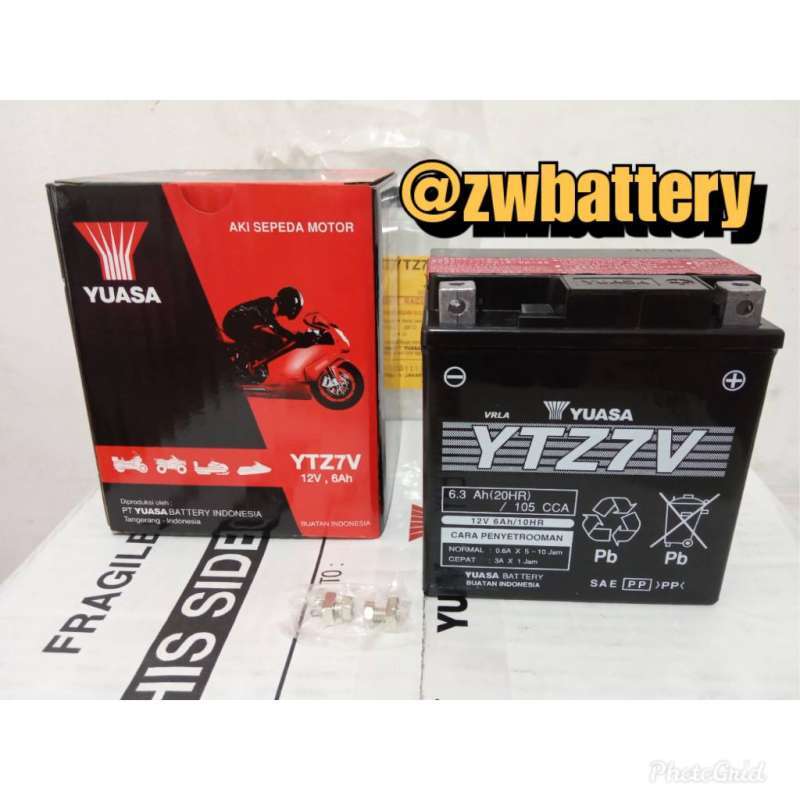 Jual Aki Yuasa Ytz7v Untuk Yamaha Nmax, Aerox 155 Aki Kering Di Seller