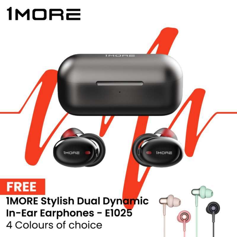 Jual 1MORE ANC Active Noise Cancelling Hybrid Driver TWS Earbuds ...