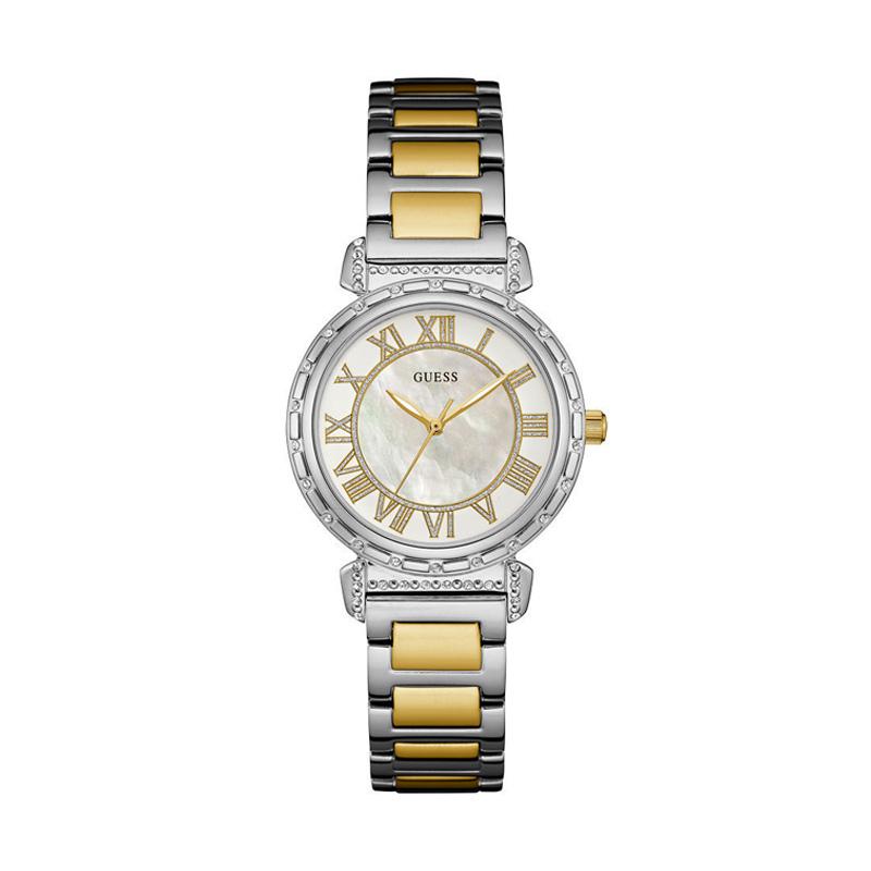 jual guess w0831l3 jam tangan wanita silver gold jual guess w0831l3 jam tangan wanita silver gold