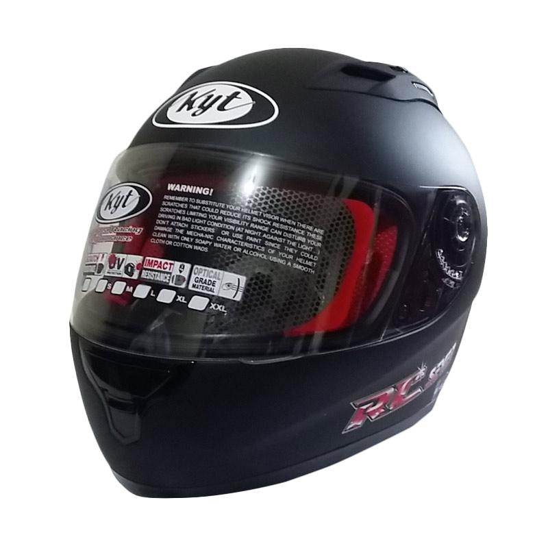Jual KYT RC Seven Helm Full Face Solid Black Matt di Seller Jagoan