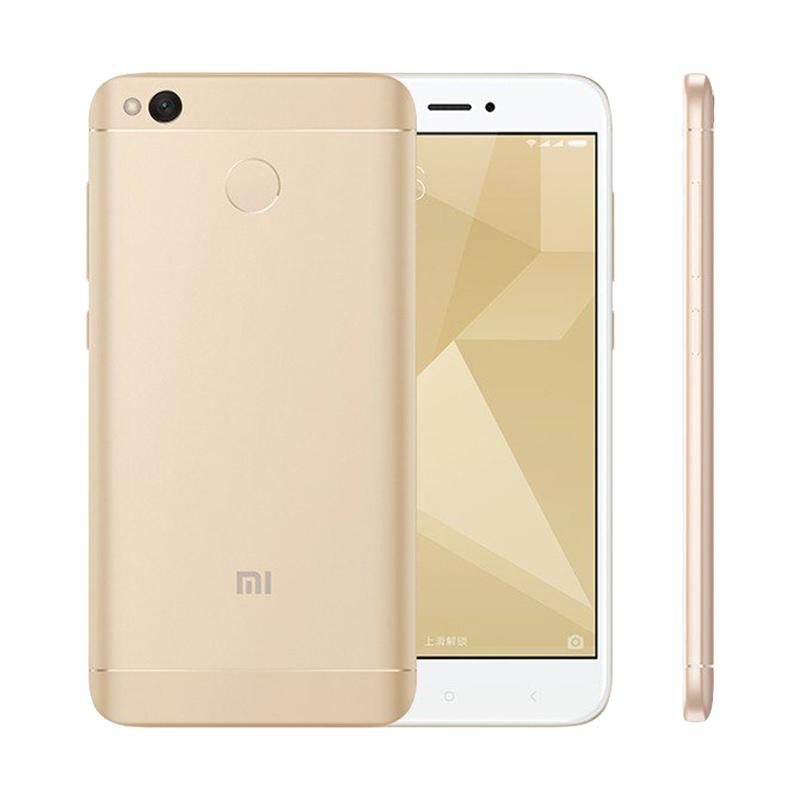 Jual Xiaomi Redmi 4X Smartphone - Gold [32GB/RAM 3GB