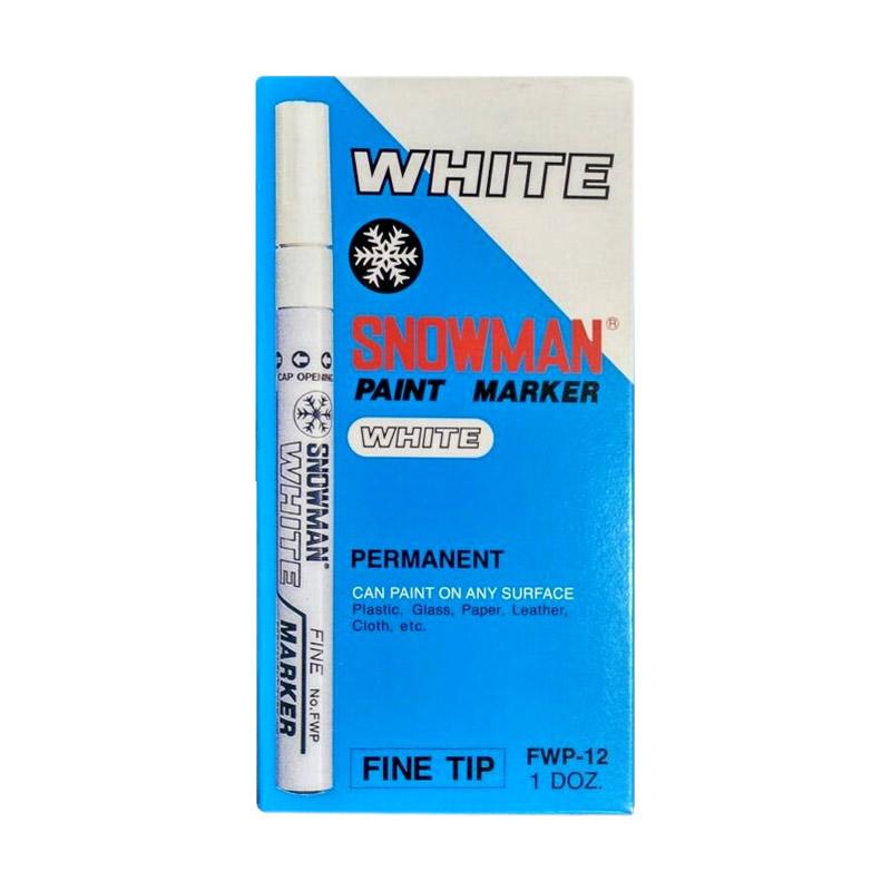 âˆš Snowman Paint Marker Fwp - White Fine Terbaru Juli 2021