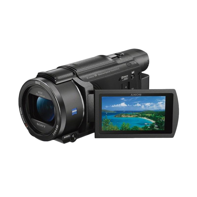 Promo Sony FDR-AX53 4K Ultra HD Handycam Camcorder Ladang - Hitam