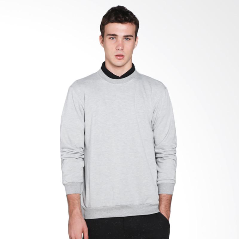 Jual Papercut Men Archie Sweater - Grey Online - Harga