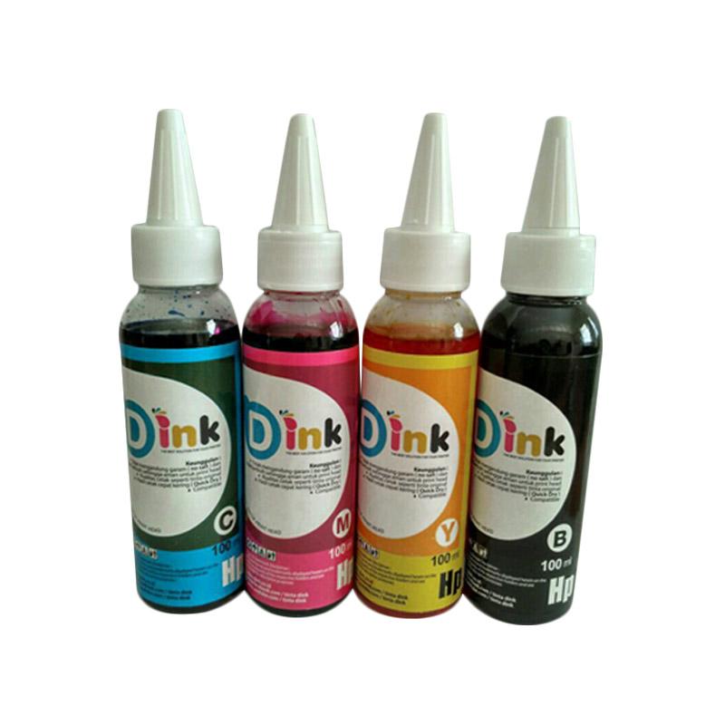 Jual D ink Tinta Refill for Printer Hp [100 mL/4 warna