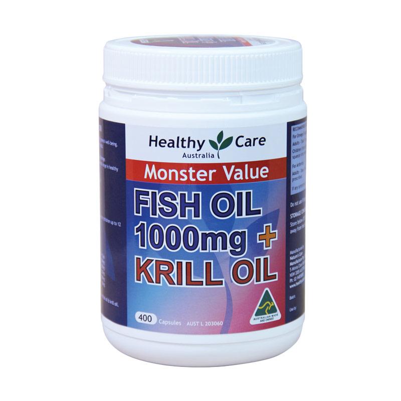 Jual Healthy Care Fish + Krill Oil [400 Kapsul] Di Seller Dinar Online Pisangan Timur, Kota