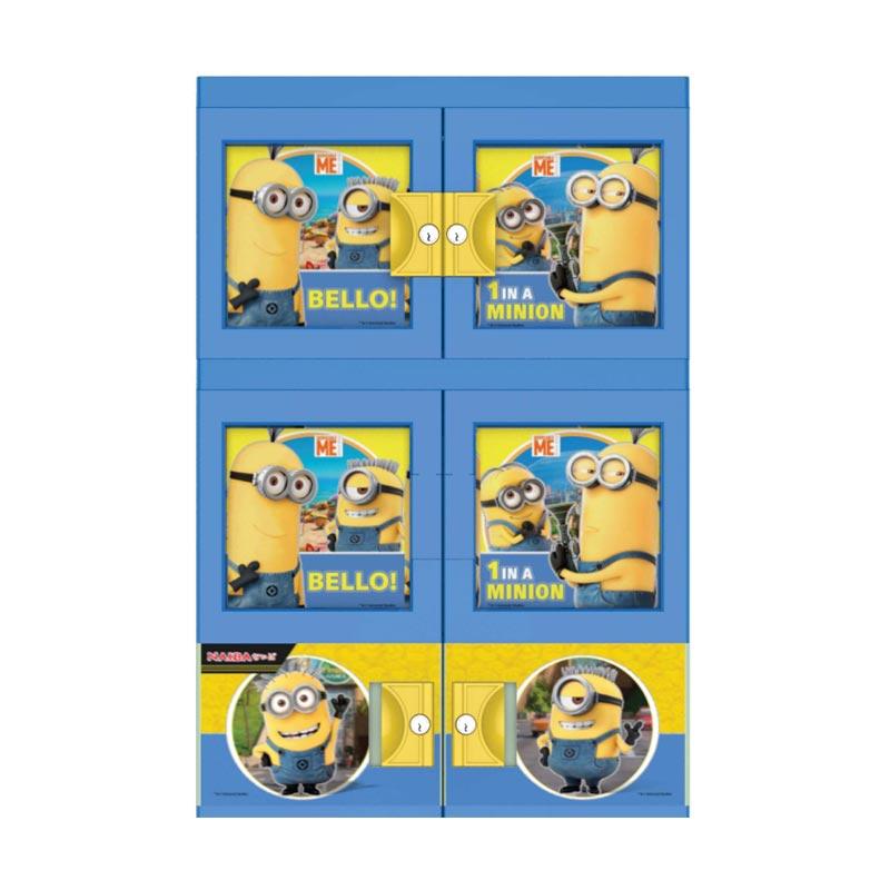 Jual Naiba  Minion 1683D Plastik  Lemari  Gantung  Biru 