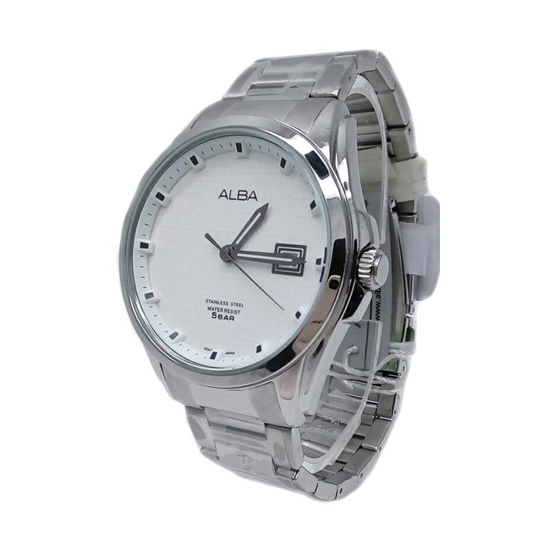 jual alba analog tali rantai jam tangan pria 161260 silver harga kualitas terjamin jual alba analog tali rantai jam tangan pria 161260 silver harga kualitas terjamin