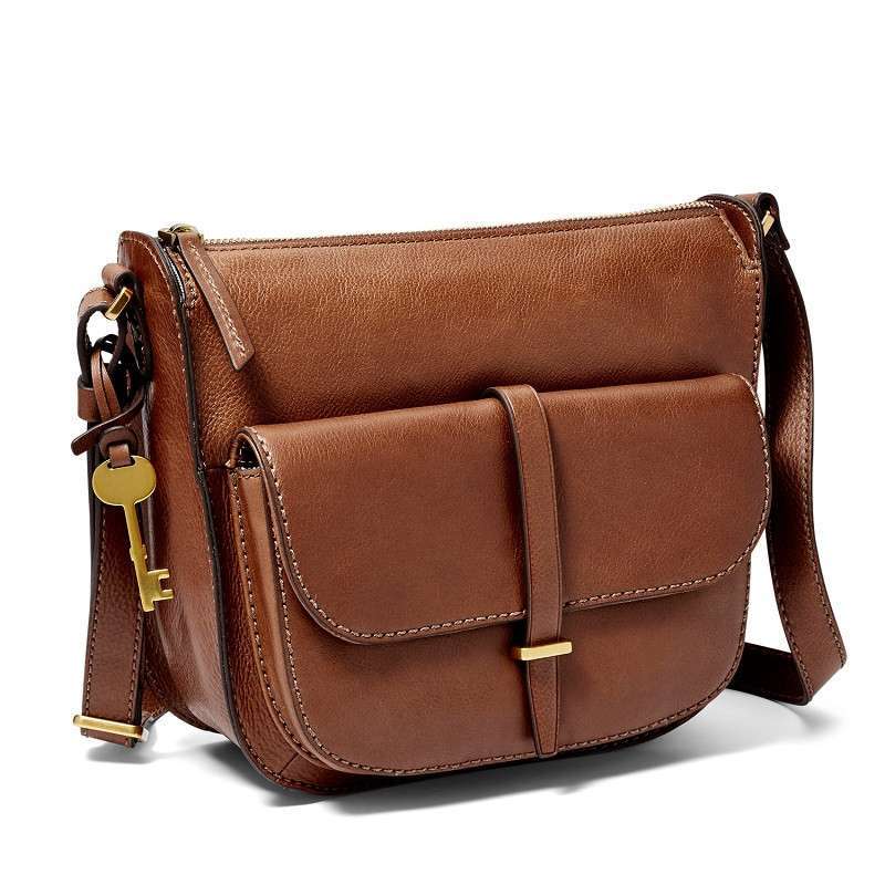 Jual Fossil Ryder Crossbody Bag Leather Brown Zb7411200 Tas Selempang Wanita Di Seller