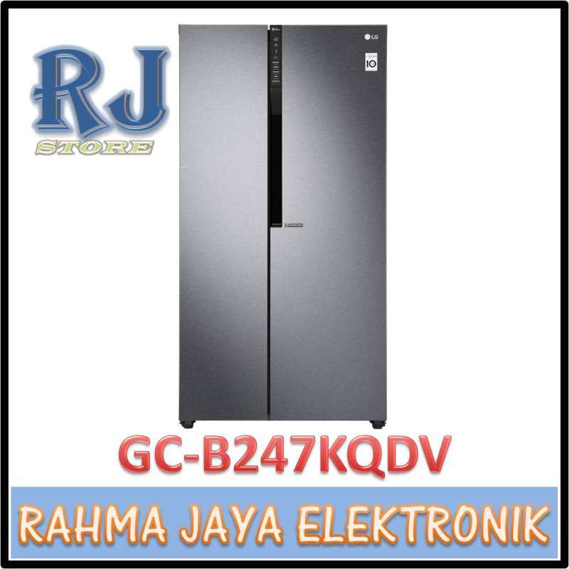 Jual LG GCB247KQDV Side by Side 679L Inverter Linear Dark Graphite