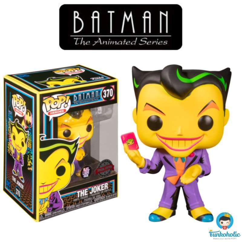 Promo Funko POP! Batman The Animated Series The Joker (Black Light