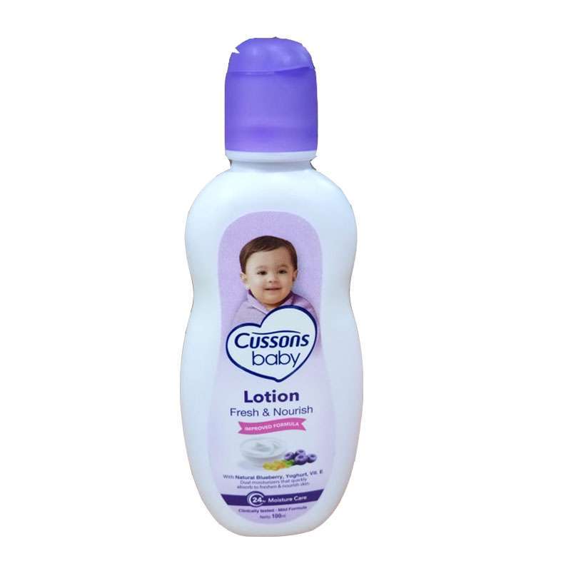 Jual Cussons Baby Lotion 100ml Varian Fresh & Nourish (Ungu) di Seller