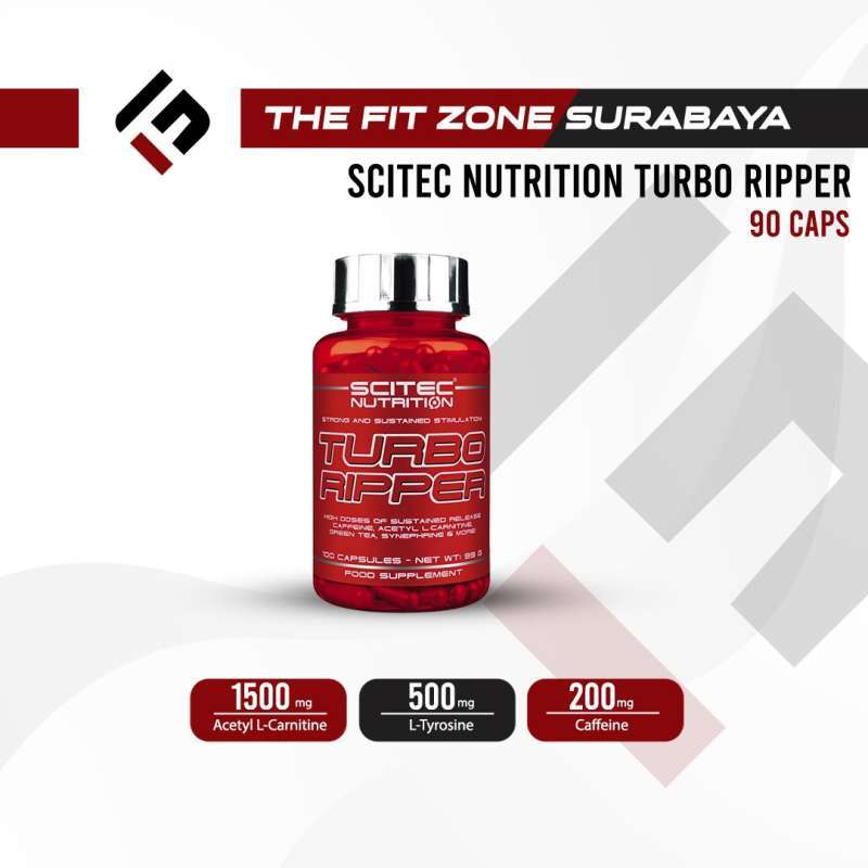 Promo Scitec Nutrition Turbo Ripper 100 Caps Fat burner Diskon 7% di ...