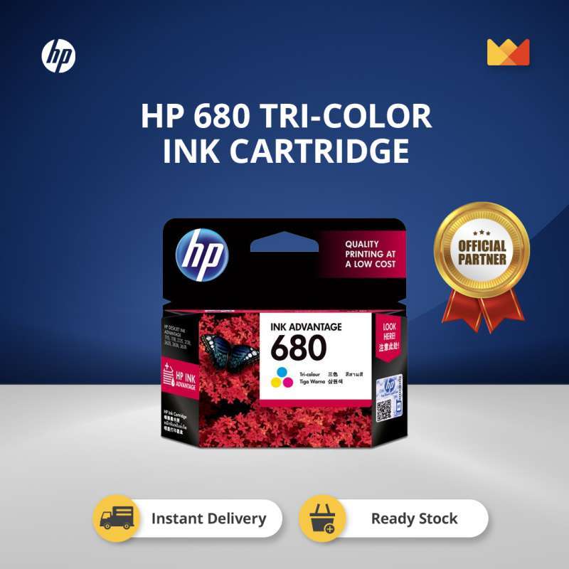 Jual Hp 680 Tricolor Ink Cartridge [f6v26aa] Di Seller Elit Sunter