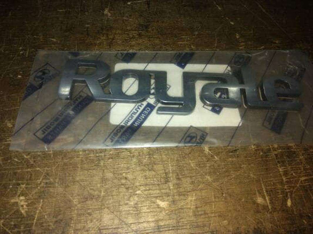Jual Hyundai Genuine Parts Emblem Hyundai H1 Royale Chrome di Seller